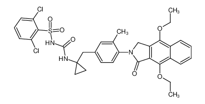 1064195-48-7 structure, C34H33Cl2N3O6S