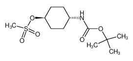 反式-甲烷磺酸 4-叔丁氧基羰基氨基-环己酯