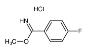 methyl 4-fluorobenzimidate hydrochloride 56108-05-5