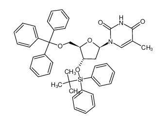 83479-97-4 1-((2R,4S,5R)-4-((tert-butyldiphenylsilyl)oxy)-5-((trityloxy)methyl)tetrahydrofuran-2-yl)-5-methylpyrimidine-2,4(1H,3H)-dione