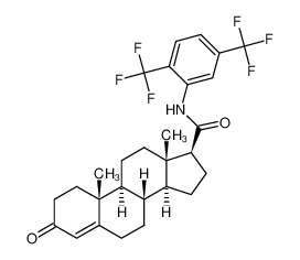 N-(2',5'-Bistrifluoromethylphenyl)-3-oxo-androst-4-ene-17β-carboxamide 164656-19-3