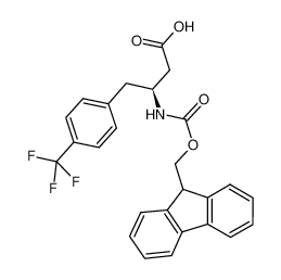 (3S)-3-(9H-fluoren-9-ylmethoxycarbonylamino)-4-[4-(trifluoromethyl)phenyl]butanoic acid 96%