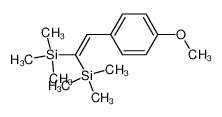 874918-25-9 spectrum, 1-(4-methoxyphenyl)-2,2-bis(trimethylsilyl)ethylene