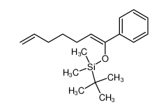 128952-02-3 (1,1-dimethylethyl)dimethyl[(1-phenyl-1(Z),6-heptadienyl)oxy]silane