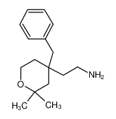 2-(4-benzyl-2,2-dimethyloxan-4-yl)ethanamine 126318-00-1