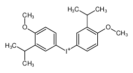 120129-89-7 structure, C20H26IO2+
