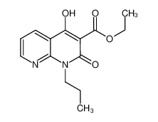 Ethyl 4-hydroxy-2-oxo-1-propyl-1,2-dihydro-1,8-naphthyridine-3-carboxylate 1253791-84-2