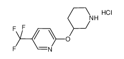 2-(3-Piperidinyloxy)-5-(trifluoromethyl)pyridine hydrochloride