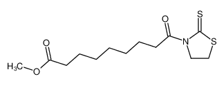 74058-66-5 3-[8-(Methoxycarbonyl)-1-oxooctyl]-2-thiazolidinethione