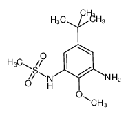 N-(3-amino-5-tert-butyl-2-methoxy-phenyl)-methanesulfonamide 404010-35-1