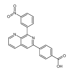 207279-23-0 4-[8-(3-nitrophenyl)-1,7-naphthyridin-6-yl]benzoic acid