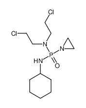 N-[aziridin-1-yl-[bis(2-chloroethyl)amino]phosphoryl]cyclohexanamine 18228-95-0