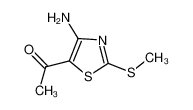 1-(4-amino-2-methylsulfanyl-1,3-thiazol-5-yl)ethanone 39736-26-0