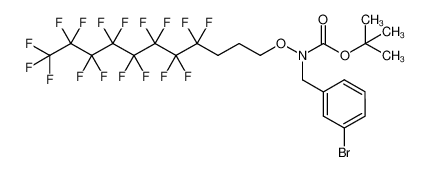 1228693-08-0 spectrum, tert-butyl 3-bromobenzyl((4,4,5,5,6,6,7,7,8,8,9,9,10,10,11,11,11-heptadecafluoroundecyl)oxy)carbamate