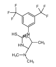 1-[3,5-bis(trifluoromethyl)phenyl]-3-[(1S)-1-(dimethylamino)-2-methylpropyl]thiourea 1048692-60-9