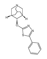 (4r)-4-(5-phenyl-[1,3,4]thiadiazol-2-yloxy)-1-azatricyclo[3.3.1.13,7]decane 1026134-63-3