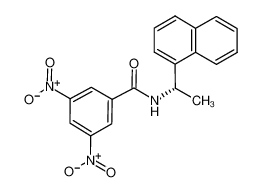 N-[(1S)-1-naphthalen-1-ylethyl]-3,5-dinitrobenzamide 85922-31-2