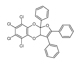 32918-58-4 structure, C28H16Cl4O3