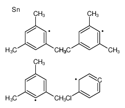 88259-32-9 structure, C33H39ClSn