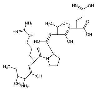 148162-36-1 structure, C27H49N9O7