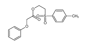 651728-12-0 2-(4-methylphenyl)sulfonylethyl 2-phenoxyacetate