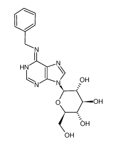 (2R,5S)-2-[6-(benzylamino)purin-9-yl]-6-(hydroxymethyl)oxane-3,4,5-triol 4294-17-1