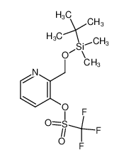 848774-87-8 spectrum, 2-({[tert-butyl(dimethyl)silyl]oxy}methyl)pyridin-3-yl trifluoromethanesulfonate