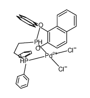 1031379-26-6 structure, C34H28Cl2O2P2Pd