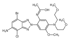 N-(2-(5-氨基-7-溴-4-氯-2H-苯并三唑-2-基)-5-(二(2-甲氧基乙基)氨基)-4-甲氧基苯基)-乙酰胺