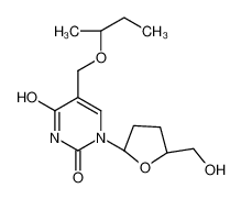 133635-61-7 5-(butan-2-yloxymethyl)-1-[(2R,5S)-5-(hydroxymethyl)oxolan-2-yl]pyrimidine-2,4-dione