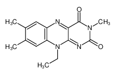 10-ethyl-3,7,8-trimethyl-10H-benzo[g]pteridine-2,4-dione 67767-38-8