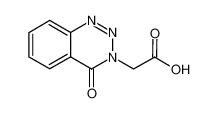 2-(4-oxo-1,2,3-benzotriazin-3-yl)acetic acid 97609-01-3