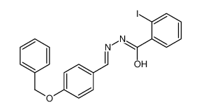 2-iodo-N-[(E)-(4-phenylmethoxyphenyl)methylideneamino]benzamide 303086-64-8