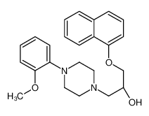 127931-15-1 (2R)-1-[4-(2-methoxyphenyl)piperazin-1-yl]-3-naphthalen-1-yloxypropan-2-ol