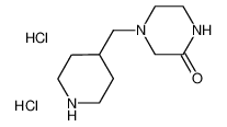 4-(4-Piperidinylmethyl)-2-piperazinone dihydrochloride 1220030-19-2