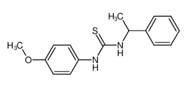 29876-60-6 N-(4-methoxy-phenyl)-N'-(1-phenyl-ethyl)-thiourea