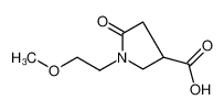 1-(2-甲氧基乙基)-5-氧代-3-吡咯烷-羧酸