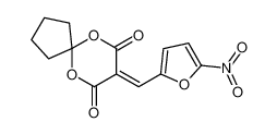 8-[(5-nitrofuran-2-yl)methylidene]-6,10-dioxaspiro[4.5]decane-7,9-dione 62390-97-0