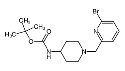 303763-37-3 1-[(6-溴吡啶- 2-基)甲基]哌啶-4-氨基甲酸叔丁酯