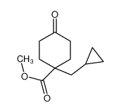 methyl 1-(cyclopropylmethyl)-4-oxocyclohexane-1-carboxylate 1391765-55-1