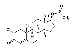 855-60-7 spectrum, 17β-acetoxy-2α-chloro-androst-4-en-3-one