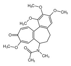 N-methyl-N-(1,2,3,9-tetramethoxy-10-oxo-6,7-dihydro-5H-benzo[a]heptalen-7-yl)acetamide 7404-91-3