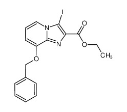 ethyl 3-iodo-8-phenylmethoxyimidazo[1,2-a]pyridine-2-carboxylate 885276-85-7