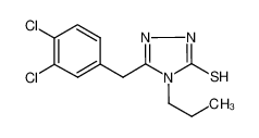 3-[(3,4-dichlorophenyl)methyl]-4-propyl-1H-1,2,4-triazole-5-thione 306936-92-5