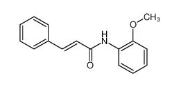 126582-57-8 spectrum, (E)-N-(2-methoxyphenyl)-3-phenylacrylamide