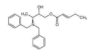 (2S,3S)-3-(二苄基氨基)-2-羟基丁基(2E)-2-戊烯酸酯