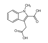 2-carboxy-1-methyl-3-indoleacetic acid