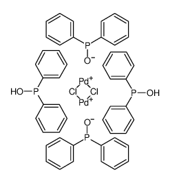 36536-69-3 structure, C48H44Cl2O4P4Pd2