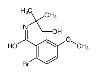 56658-05-0 2-bromo-N-(1-hydroxy-2-methylpropan-2-yl)-5-methoxybenzamide