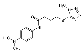 80464-05-7 structure, C14H20N6OS